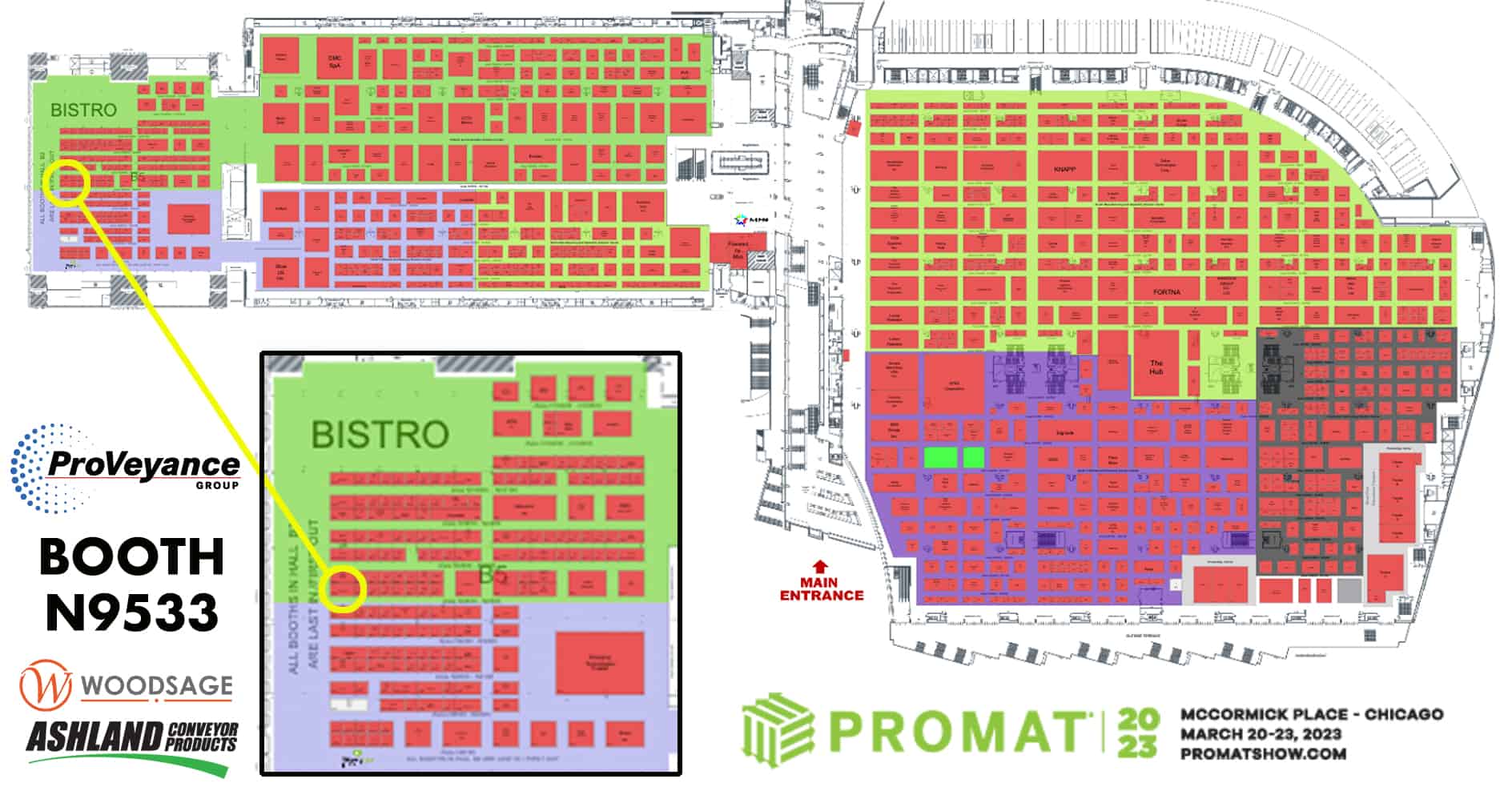 Visit Woodsage at PROMAT 2023 Woodsage, LLC.