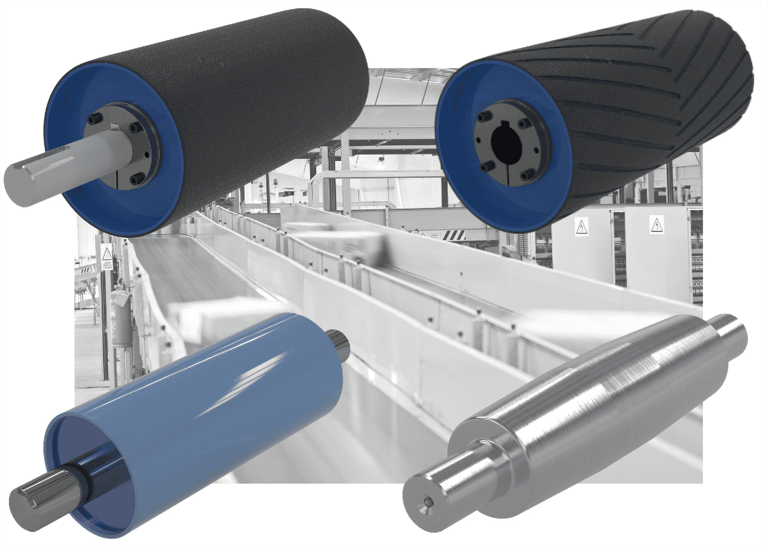 Conveyor pulley types
